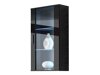 Wandkast Tornola 103 (Zwart + Glanzend zwart)