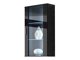Wandkast Tornola 103 (Zwart + Glanzend zwart)