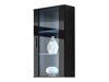 Wandkast Tornola 103 (Zwart + Glanzend zwart)