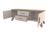 Meuble TV Larfloi 103 (Blanc + Sonoma chêne)