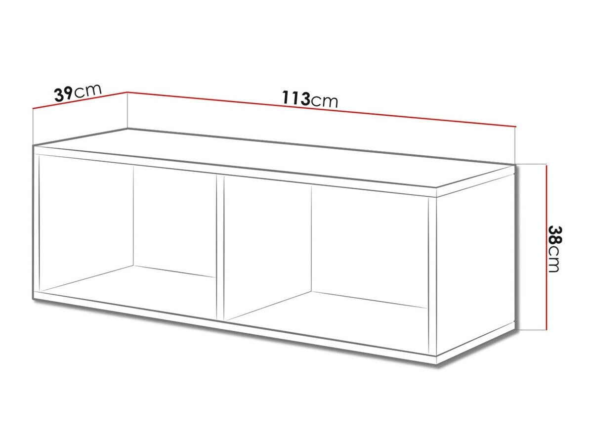 Wandplank Corbele 101 (Antraciet)