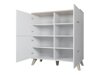 Dressoir Larfloi 105 (Wotan eik + Zwart)