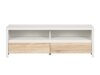 TV-bord Nolroma 128 (Hvid + Sonoma eg)