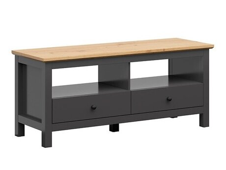 TV-meubel Sordoro 117 (Grafiet + Artisan eiken)