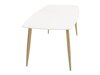 Tafel Dallas 131 (Wit + eiken)
