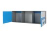 De reeks van de kinderkamer Levtala 120 (Antraciet + Wit + Turquoise)