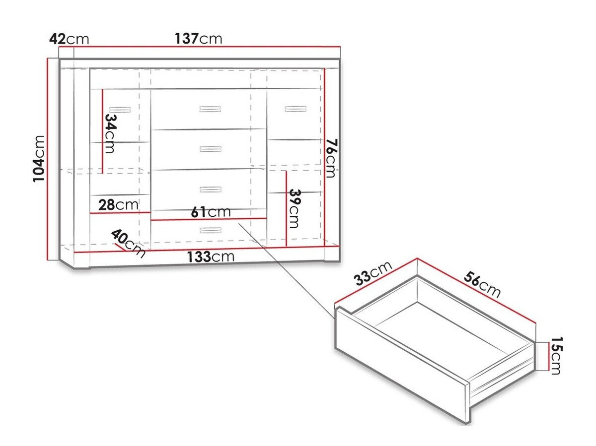 Kommode Serfeno 104 (Ask)