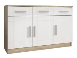 Ladekast Bacces I (Sonoma eik + Wit)