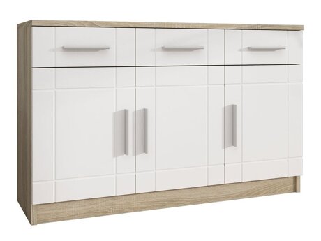 Ladekast Bacces I (Sonoma eik + Wit)