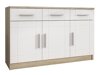 Ladekast Bacces I (Sonoma eik + Wit)