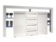 Kommode Aestas (Hvid + Glansfuld hvid)