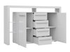 Ladekast Aestas (Wit + Glanzend wit)