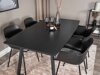 Tafel Dallas 172 (Zwart)