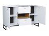 Commode Baltesi 104 (Chêne Artisan + Noir)