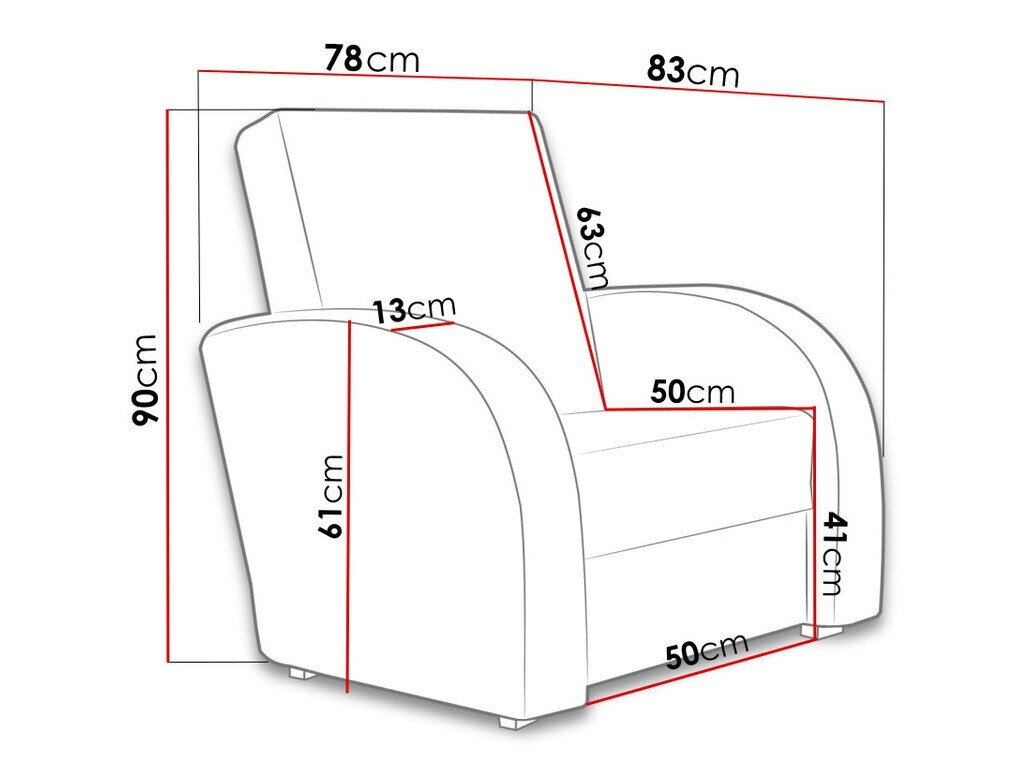 Lænestol Providence 114 (Soft 066 + Kreta 07)