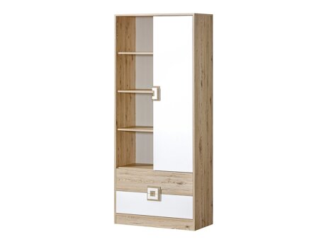 Reol Balvire 105 (Lys eg + Hvid)