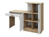 De reeks van de kinderkamer Balvire 114 (Licht eiken + Wit + Grijs)