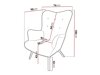 Fauteuil Clovis 102 (Magic Velvet 2217)
