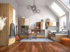 Wandkast Mirelbu 111 (Artisan eiken + Glanzend wit + Zwart)