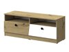 TV-meubel Mirelbu 107 (Artisan eiken + Wit + Zwart)