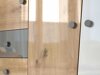 Ladekast Mirelbu 106 (Artisan eiken + Wit + Zwart)