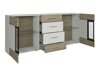 Commode Tucson 102 (Blanc + Sonoma chêne)