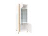 Boekenkast Florem II (Wit + Glanzend wit)