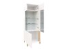 Boekenkast Florem III (Wit + Glanzend wit)