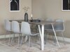 Tafel Dallas 372 (Grijs + Wit)