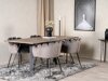 Tafel Dallas 372 (Licht hout + Zwart)