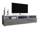 Meuble TV Uva I (Blanc + Gris brillant)