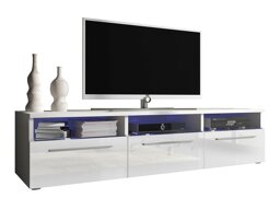 TV-meubel Uva I (Wit + Glanzend wit)