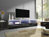 TV-meubel Uva I (Wit + Glanzend zwart)