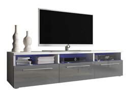 TV-meubel Uva I (Wit + Grijs met glans)