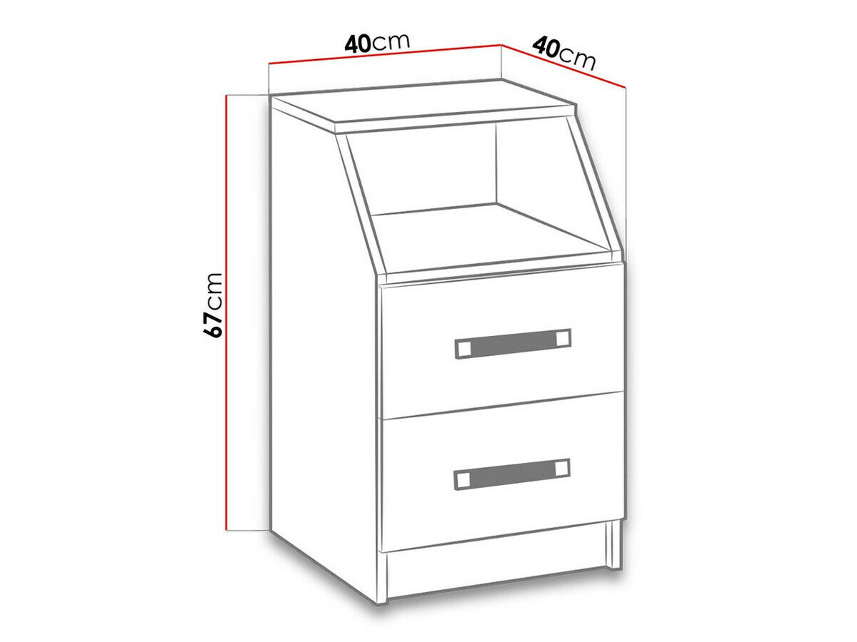 Ladeblok voor onder het bureau Lorlare 116 (Wit + Grijs)
