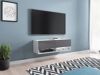 Meuble TV Sarasota 117 (Blanc + Gris brillant)