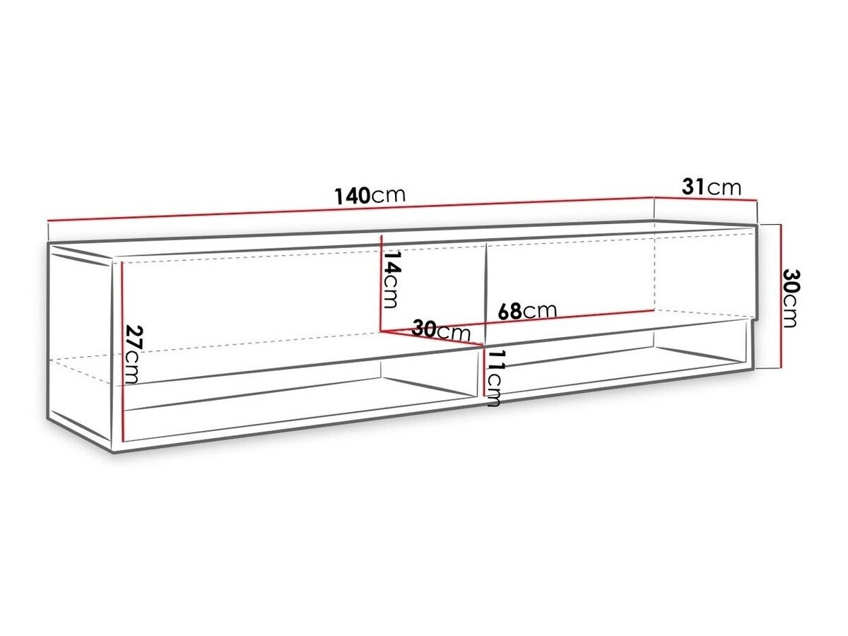 TV-bord Sarasota 118 (Wotan eg)