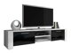 TV-meubel Uva II (Wit + Glanzend zwart)