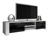 TV-meubel Uva II (Wit + Glanzend zwart)