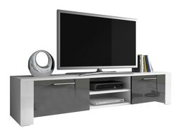 TV-meubel Uva II (Wit + Grijs met glans)