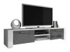 TV-meubel Uva II (Wit + Grijs met glans)