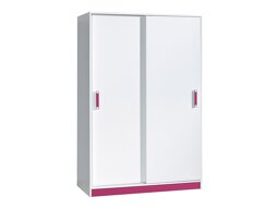 Kledingkast Lorlare 115 (Wit + Roze)