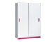 Kledingkast Lorlare 115 (Wit + Roze)