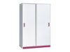 Kledingkast Lorlare 115 (Wit + Roze)
