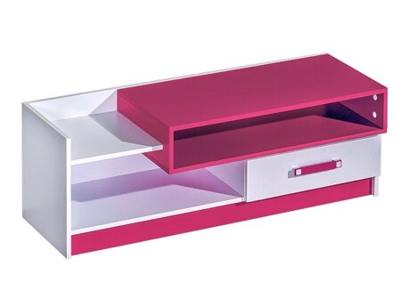 TV-meubel Lorlare 111 (Wit + Roze)