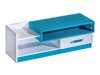 TV-meubel Lorlare 111 (Wit + Turquoise)