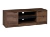 TV-meubel Providence 123 (Klooster eik + Glanzend zwart)