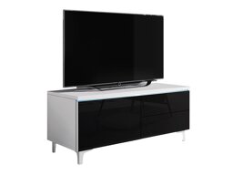 TV-meubel Uva III (Wit + Glanzend zwart)