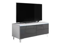 TV-meubel Uva III (Wit + Grijs met glans)