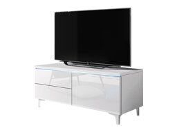 TV-meubel Uva IV (Wit + Glanzend wit)
